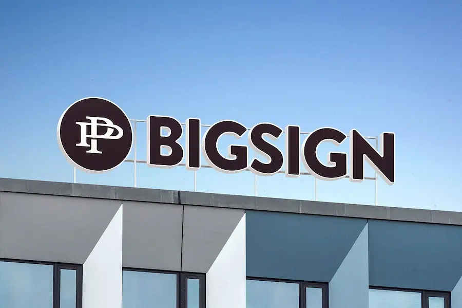Big Sign Building Signage Installation