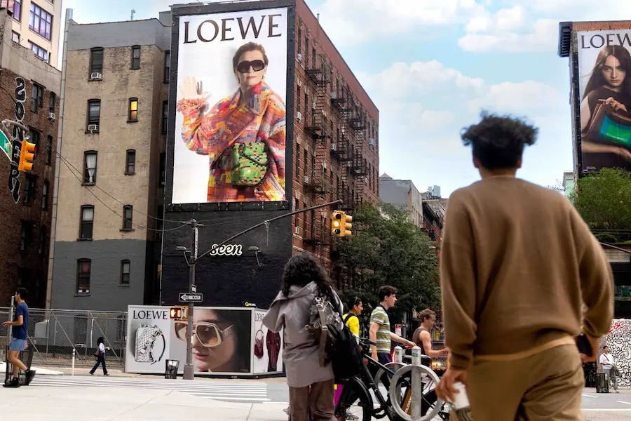 Commercial Building Billboard Advertisement